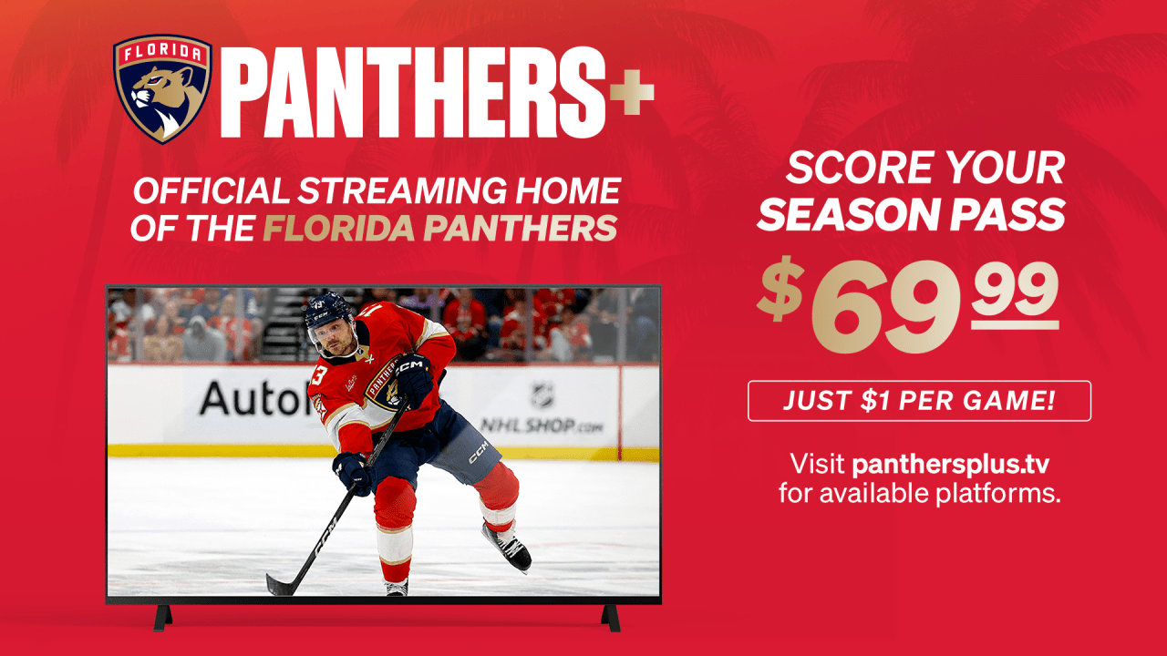 Florida Panthers Launch ‘Panthers Plus’ Together with ViewLift and Scripps Sports | Florida Panthers